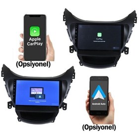 Resim Hyundai Elantra 2011-2012 9 inç 4-64 GB PRO Android Carplay Multimedya 