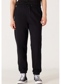 Resim Regular Fit Normal Kesim Pamuk Siyah Jogger Eşofman Altı W222090001 Siyah 