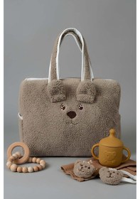 Resim Peluş Ayıcık Anne Bebek Bakım Çantası Çok Renkli 