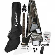 Resim Epiphone Pro-1 Explorer Elektro Gitar Seti (Alphine White) 