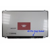 Resim 15.6" Slim Led Laptop Ekranı 40 Pin Sağ Soket 