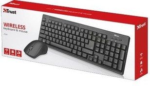 Resim Trust Ziva Wrls.Keyboard+Mouse TR 22118 