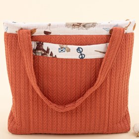 Resim Bebek Bakım Çantası - Kiremit Örgü - Harry 