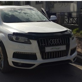 Resim Eurocap Audi Q7 Ön Kaput Koruyucu Rüzgarlık 3Mm Abs 2005-2015 
