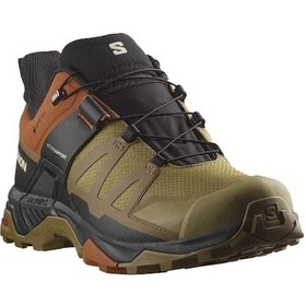 Resim Salomon X Ultra 4 Erkek Gore Tex Koşu Ayakkabısı Salomon0392 Kahverengi/yeşil Kahverengi - Yeşil 