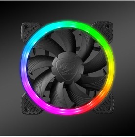Resim Cougar 120Mm Vortex Rgb Cf-V12Fb-Rgb Rgb Siyah 3-Lü Paket Kasa Fa 