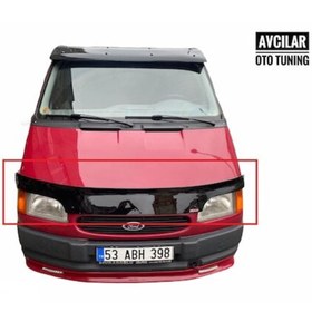 Resim AVCILAR OTO TUNING Ford Transit 1332 2001 Arası Kaput Rüzgarlık Koruyucu Bıyık Uyumlu 