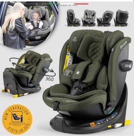Resim Elele Ritornofix 360 Dönen I-size Oto Koltuğu İsofix 40-150 Cm 0-36 Kg Yeşil 
