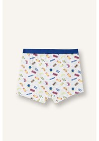 Resim Defacto Kaykay Baskılı Penye 3lü Boxer Erkek Çocuk H1661a826smwt34 Beyaz-wt34 