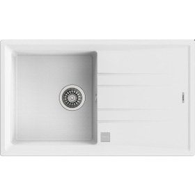 Resim Teka Stone 50 B-Tg Tek Hazneli Tek Damlalıklı Tegranite Eviye - Beyaz - 115330026 