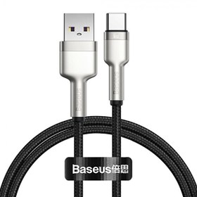 Resim Baseus 66W 1 Metre Smart Chip USB to Type C Şarj ve Data Kablosu, Kırılmaz, Kopmaz Örgü Halat Kablo 