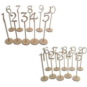 Resim Kendin Yap Düğün Doğum Günü Bar Masa Numaraları Fildişi Sarısı Mekan Dekorasyonları Çok Renkli 