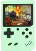 Resim Retro Mini El Video Oyun Konsolu 8-bit 3.0 Inç Renkli Lcd Ekran Dahili 500 Oyun Green 