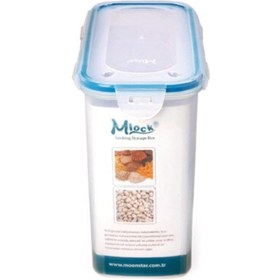 Resim Geseus Moon Star Hava Geçirmez Contalı Kilitli Hava Geçirmez Saklama Kabı 3lt-mab-178 