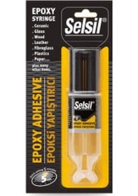 Resim Selsil Epoksi Yapıştırıcı Şırınga 5 Dk 28G 