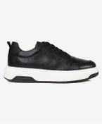 Resim Greyder Erkek Siyah Hakiki Deri Sneaker Ayakkabı 3K1SA75153 