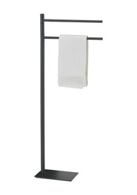 Resim Trilly Ayaklı Havluluk,34xh83.3x14cm Mat Siyah 