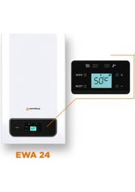 Resim Warmhaus Ewa 24 Full Premix Yoğuşmalı Kombi Baca Dahil 24 kW 
