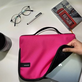 Resim Moserini Smart Slim Kitap Evrak Çantası Fuşya 