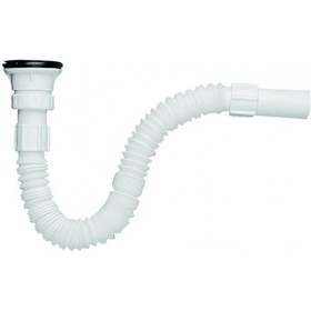 Resim Creavit Lavabo Sifonu Körüklü - 32 Mm Beyaz 