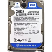 Resim WD Western Digital Scorpio Blue 320GB Notebook Hard Disk WD3200BPVT 
