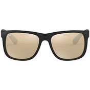 Resim Ray-Ban Justin Color Mix RB4165 Kare Siyah Erkek Güneş Gözlüğü 