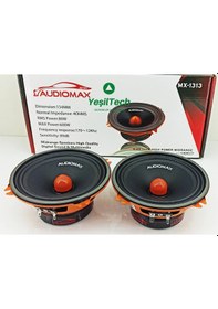 Resim Audiomax 600 Watt 13 Cm Profesyonel 2'Li Midrange Hoparlör Takım 