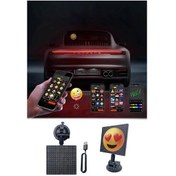 Resim Oto Led Ekran Emoji Ekranı Bluetooth Telefon Kontrol Animasyonlu 