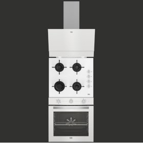 Resim Beko BEYAZ CAM 3LÜ ANKASTRE SET 