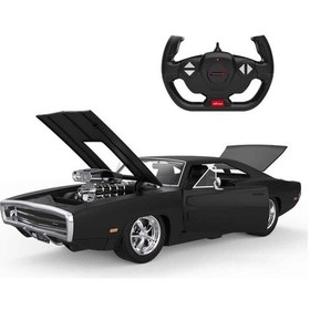 Resim Mey İthalat 1:16 1970 Dodge Charger R/t Sesli Ve Işıklı Uzaktan Kumandalı Araba Siyah 