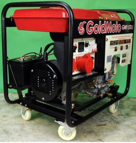 Resim gold moto GoldMoto GM9.5TDJ Dizel Marşlı Jeneratör 9.5 KW Trifaze 