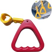 Resim Araç İçi Tutamaç Üçgen El Tutamağı Askı Fonksiyonel Tofaş Dolmuş Otobüs Ofis Ev Kırmızı 1 Adet 