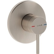 Resim Vitra Origin Ankastre Sıva Üstü Lavabo Bataryası Fırçalı Nikel A4262134 