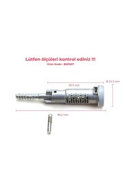 Resim Opel Vectra için Kontak Şaft Kilit Silindir Mili N11.12486 