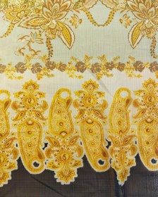 Resim Şifon Pano Desen En 150 Cm X Boy 7 Metre -3853 