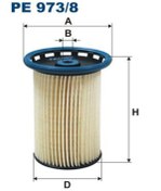 Resim FILTRON PE973/8 Yakit Filtresi ( Porsche: Cayenne 10-/ Vw: Touareg 10- ) PE9738 (WC761674) 