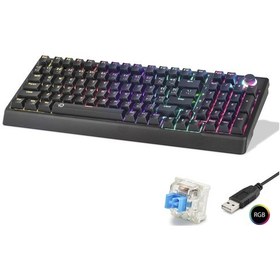 Resim Mekanik Gaming Klavye 104 Tuş Blue Switch Rgb - Siyah G500xb 