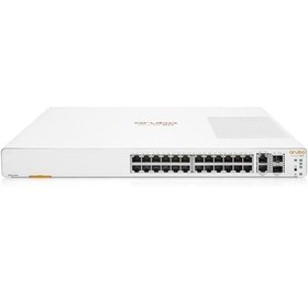 Resim HPE INSTANT ON JL806A 24 Port Gigabit + 2X10GBSFP /2X10GB RJ45 Uplink Yönetilebilir Rackmount Switch 