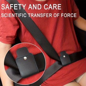 Resim 1 Adet Araç Emniyet Kemeri Ayarlayıcı - Premium PU Deri, Çıtçıtlı Fermuarlar, Ergonomik Omuz ve Boyun Destekli Kilit Tasarım, Rahat Sürüş, Dayanıklı Sıkışma Önleyici Tasarım, Tüm Araçlara Uygun, Sürücü Konfor Aksesuarı | Şık PU Deri 