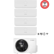 Resim Bosch A++ 36000 1 Dış + 4 İç Ünite (9000 + 3X12000 Btu) Wifi Özellikli Premium Model Multi İnverter Klima 