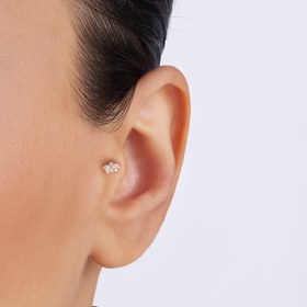 Resim Pırlanta Çiçek Taç Piercing 
