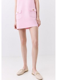 Resim Kadın Deri Ekru Tokalı Loafer Ekru 