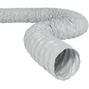 Resim Yırtılmaz Pvc Hava Kanalı 127 Mm - 5 Metre 