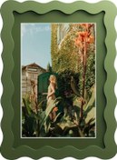 Resim Sunshine022 Yeşil 5x7 İnç Dalgalı Duvar Ve Masaüstü Fotoğraf Çerçevesi Modern Dekor 