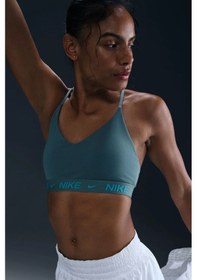 Resim Nike Indy Light-support Padded Adjustable Sports Bra Kadın Spor Bra Mavi 
