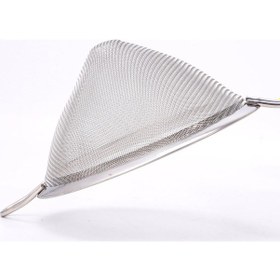 Resim Paslanmaz Çelik Saplı Konik Süzgeç 14 Cm Çelik 