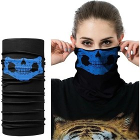 Resim E-Taktik Kuru Kafa Iskelet Maske Motorcu Kar Maskesi Boyunluk Baf 