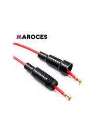 Resim Ic-237C-2 Fuse 6X30 Kablolu Siyah Büyük Cam Siğorta Yuvası Oto 100 Adet 