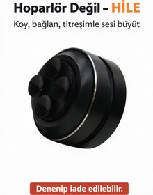 Resim VELORASHILD Kemik İletim Bluetooth Mini Hoparlör | Her Yüzeyi Hoparlöre Dönüştüren, Portatif & Suya Dayanıklı 