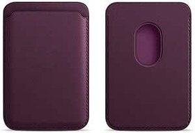 Resim Sneezy İphone 13 Mini-13-13 Pro-13 Pro max İle Uyumlu Birinci Sınıf Manyetik Cüzdan Manyetik Deri Kartlık Mor 